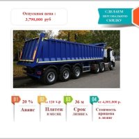 Полуприцеп 853332 с задним свалом (универсальный)