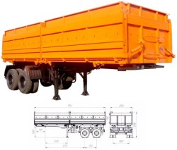 Полуприцеп самосвальный 95171К